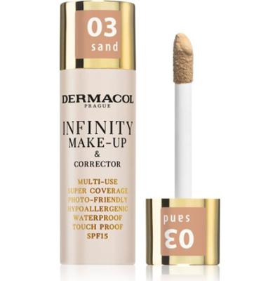 Dermacol Infinity podkład mocno kryjący SPF 15 odcień 03 Sand 20 g