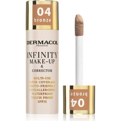 Dermacol Infinity podkład mocno kryjący SPF 15 odcień 04 Bronze 20 g