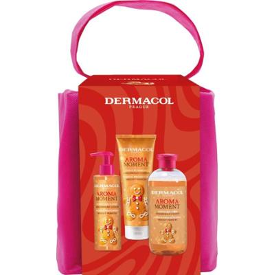 Dermacol Aroma Moment Gingerbread Cookies zestaw upominkowy w stylu bożonarodzeniowym