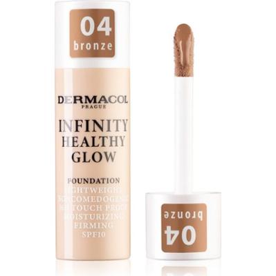 Dermacol Infinity Healthy Glow podkład w płynie SPF 10 odcień 04 Bronze 20 g