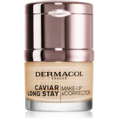 Dermacol Caviar Long Stay długotrwały podkład z wyciągiem z kawioru i korektor udoskonalający odcień fair 30 ml