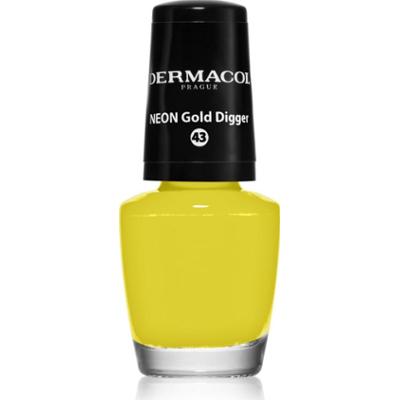 Dermacol Neon neonowy lakier do paznokci odcień 43 Gold Digger 5 ml