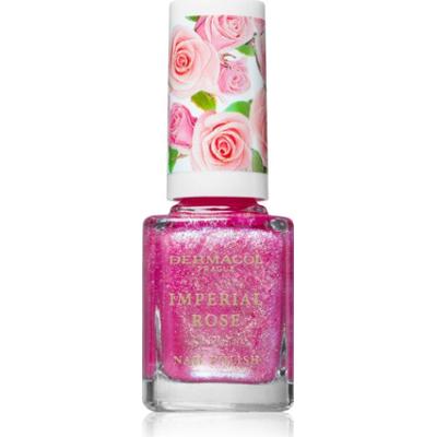 Dermacol Imperial Rose lakier do paznokci z błyszczącymi cząsteczkami odcień 03 11 ml