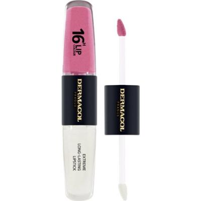 Dermacol 16H Lip Colour długotrwała pomadka i błyszczyk do ust odcień 11 Soft Heart 2x4 ml