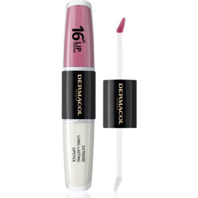 Dermacol 16H Lip Colour długotrwała pomadka i błyszczyk do ust odcień 37 2x4 ml