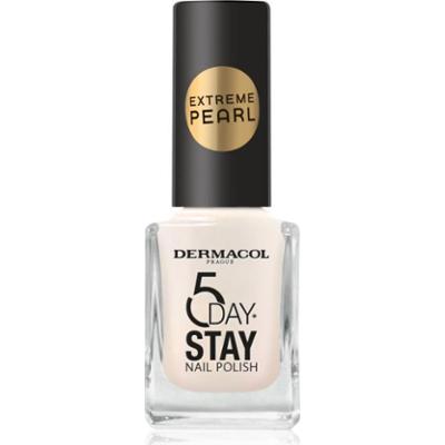 Dermacol 5 Day Stay Extreme Pearl lakier do paznokci z perłowym blaskiem odcień 1 11 ml