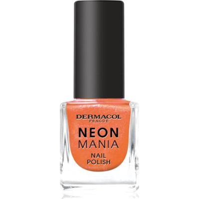 Dermacol Neon Mania lakier do paznokci odcień 2 Orange Glow 5 ml