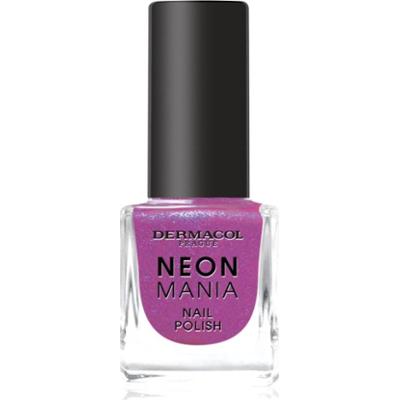 Dermacol Neon Mania lakier do paznokci odcień 3 Purple Pulse 5 ml