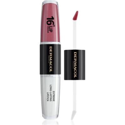 Dermacol 16H Lip Colour długotrwała pomadka i błyszczyk do ust odcień 13 2x4 ml