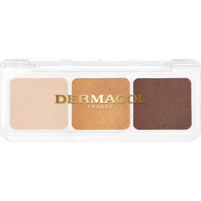 Dermacol Compact Trio paleta cieni do powiek odcień 3 Golden Sands 4.2 g