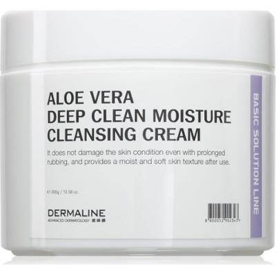 Dermaline Basic Solution Line Aloe Vera Deep Clean Moisture Cleansing Cream krem głęboko oczyszczający z aloesem dla cery wrażliwej 300 ml