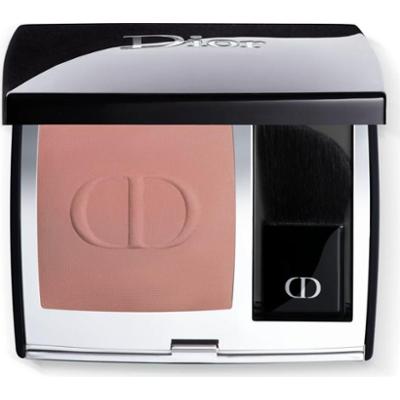 DIOR Rouge Blush róż w kompakcie, pędzel i lusterko odcień 100 Nude Look (Matte) 6 g