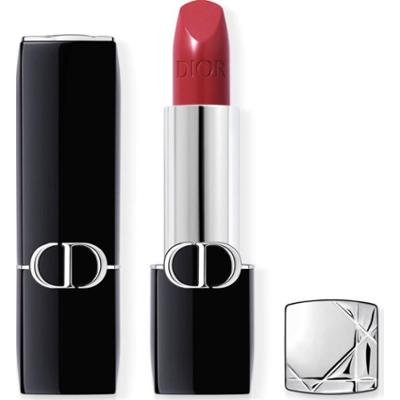 DIOR Rouge Dior szminka trwała flakon napełnialny odcień 525 Chérie Satin 3.5 g
