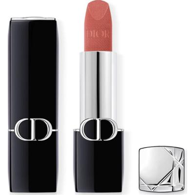 DIOR Rouge Dior szminka trwała flakon napełnialny odcień 217 Corolle Velvet 3.5 g