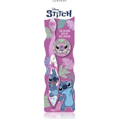 Disney Stitch Toothbrush with Cap szczoteczka do zębów dla dzieci 3 y+ 1 szt.