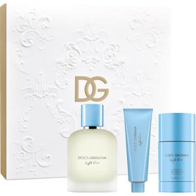 Dolce&Gabbana Light Blue Pour Homme EDT Gift Set zestaw upominkowy dla mężczyzn