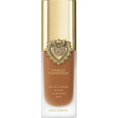 Dolce&Gabbana Flawless Everlast Foundation intensywnie kryjący fluid o długotrwałym działaniu SPF 20 odcień 28W Medium Deep 27 ml