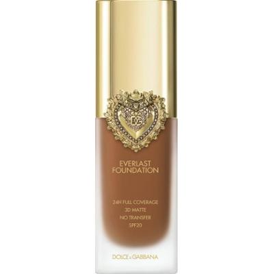 Dolce&Gabbana Flawless Everlast Foundation intensywnie kryjący fluid o długotrwałym działaniu SPF 20 odcień 30N Medium Deep 27 ml