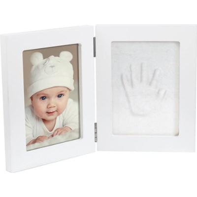 Dooky Luxury Memory Box Double Frame Handprint zestaw do odcisków dla niemowląt 1 szt.