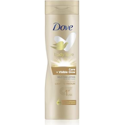 Dove Care & Visible Glow mleczko samoopalające odcień Fair 250 ml