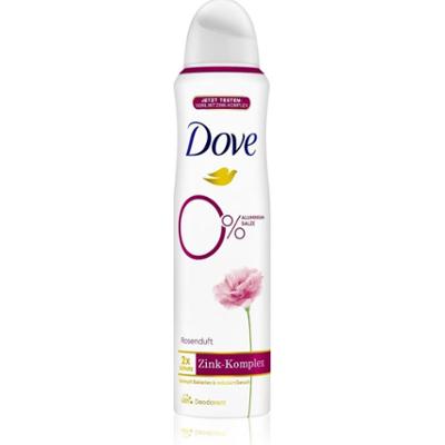 Dove 0% ALU Rose and Jasmine dezodorant w sprayu bez aluminium Rose 150 ml