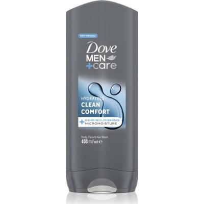 Dove Men+Care Clean Comfort żel pod prysznic do twarzy, ciała i włosów 400 ml