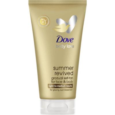 Dove DermaSpa Summer Revived mleczko samoopalające do twarzy i ciała odcień Fair 75 ml