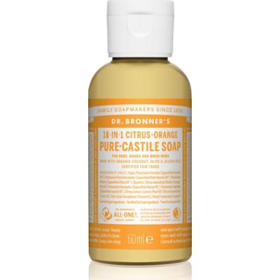 Dr. Bronner’s Citrus & Orange uniwersalne mydło w płynie 60 ml