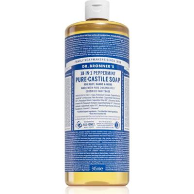 Dr. Bronner’s Peppermint uniwersalne mydło w płynie 945 ml