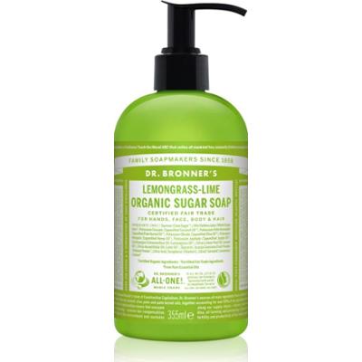 Dr. Bronner’s Lemongrass & Lime mydło w płynie do ciała i włosów 355 ml