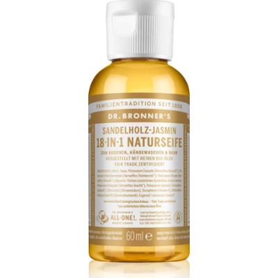 Dr. Bronner’s Sandalwood & Jasmine uniwersalne mydło w płynie 60 ml