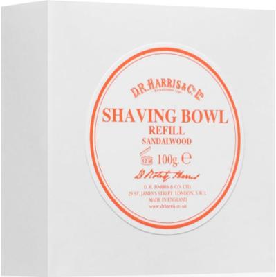 D.R. Harris Shawing Bowl Refill mydło do golenia napełnienie Sandalwood 100 g