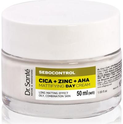 Dr. Santé Sebocontrol Cica + Zinc + AHA matujący krem na dzień do skóry tłustej 50 ml