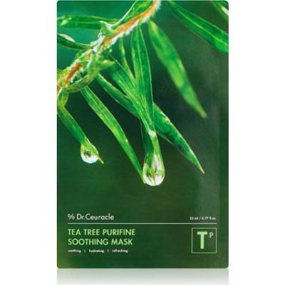 Dr.Ceuracle Tea Tree Purifine maska łagodząca w płacie do skóry z problemami 23 ml