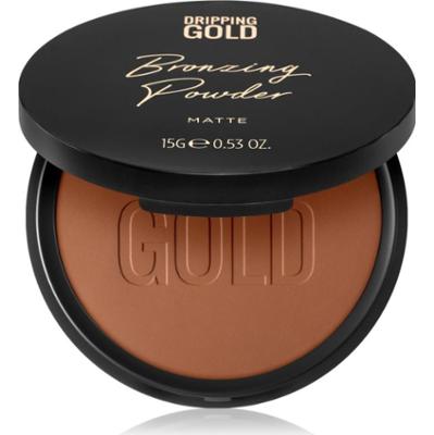 Dripping Gold Luxury Tanning Bronzing Powder kompaktowy puder brązujący do ciała i twarzy odcień Matte 15 g