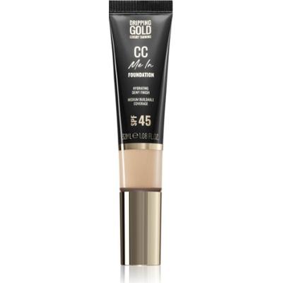 Dripping Gold CC Me In lekki podkład SPF 45 odcień Porcelain 01 32 ml