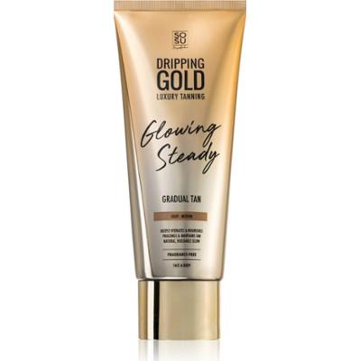 Dripping Gold Glowing Steady krem samoopalający do stopniowego opalania Light - Medium 200 ml