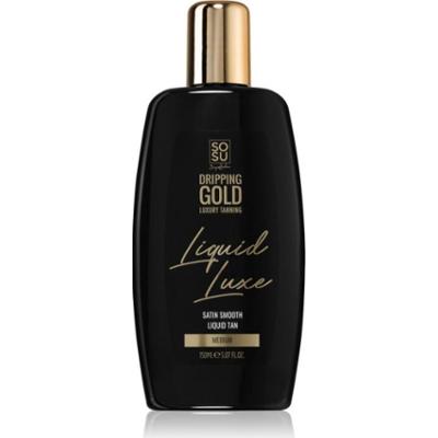 Dripping Gold Luxury Tanning Liquid Luxe woda samoopalająca do ciała Medium 150 ml
