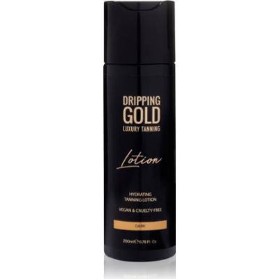 Dripping Gold Luxury Tanning Lotion nawilżające mleczko samoopalające do uzyskania intensywnej opalenizny odcień Dark 200 ml