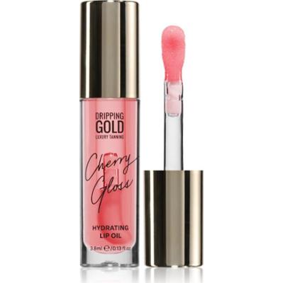 Dripping Gold Hydrating Cherry Gloss olejek do ust o działaniu nawilżającym odcień Cherry 3,8 ml