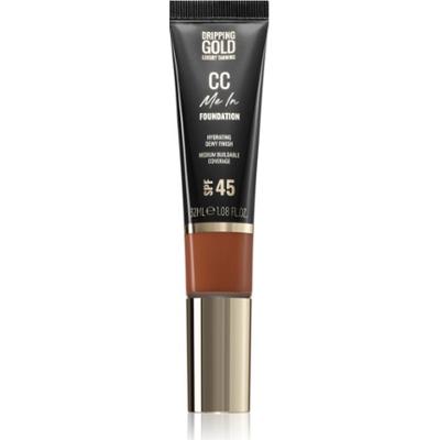 Dripping Gold CC Me In lekki podkład SPF 45 odcień Coffee 9.5 32 ml