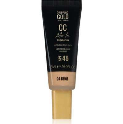 Dripping Gold CC Me In Mini Trial lekki podkład SPF 45 odcień Beige 04 5 ml