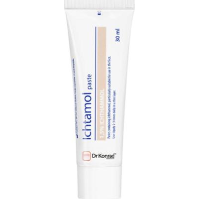Dr Konrad Ichtamol pasta do skóry wrażliwej ze skłonnością do wyprysków 30 ml