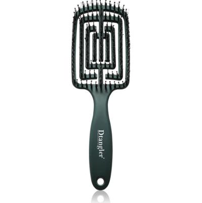Dtangler Dry Blow, Glow And Go prostokątna szczotka do suszenia włosów kolor Emerald Green 1 szt.