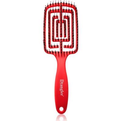 Dtangler Dry Blow, Glow And Go prostokątna szczotka do suszenia włosów kolor Red Scarlett 1 szt.