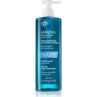 Ducray Keracnyl Foaming gel pieniący się żel myjący do skóry tłustej ze skłonnością do trądziku 400 ml