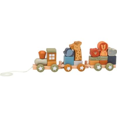 2Kids Toys Wooden Train pociąg zabawka z drewna 18m+ 1 szt.