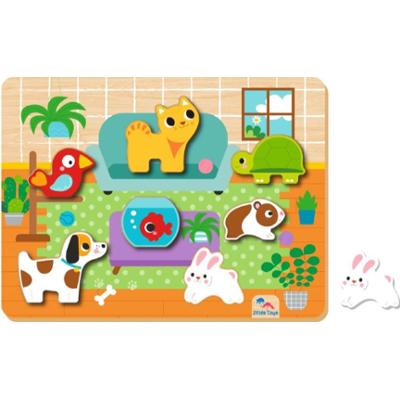 2Kids Toys Shape Puzzles układanka edukacyjna Pets 12 m+ 8 szt.