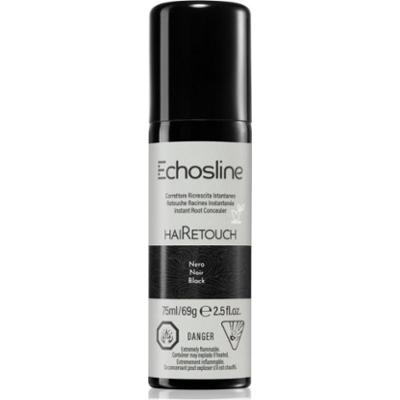 Echosline Hairetouch Hairtouch spray do błyskawicznego retuszu odrostów odcień Black 75 ml