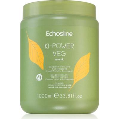 Echosline Ki-Power Veg Mask maseczka regenerująca do włosów zniszczonych 1000 ml